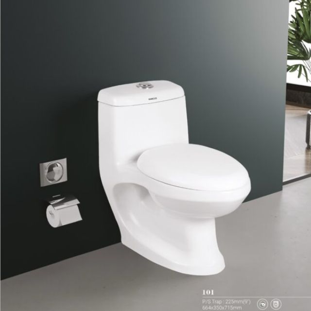 One Piece Closet 101 Oval (White)