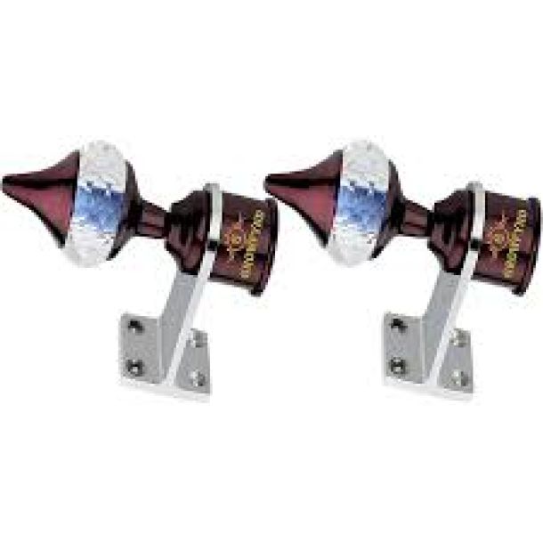 Iron Single Crystal Curtain Bracket T-Base (1 Pair)