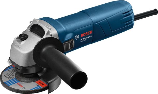 BOSCH GWS 600 with 4 inch (105 MM) cutting wheel Angle Grinder