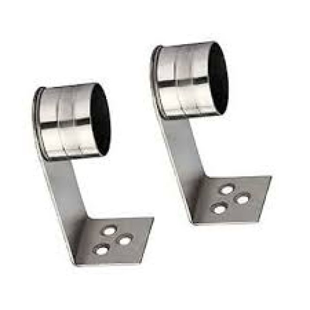 SS L Center Curtain Bracket